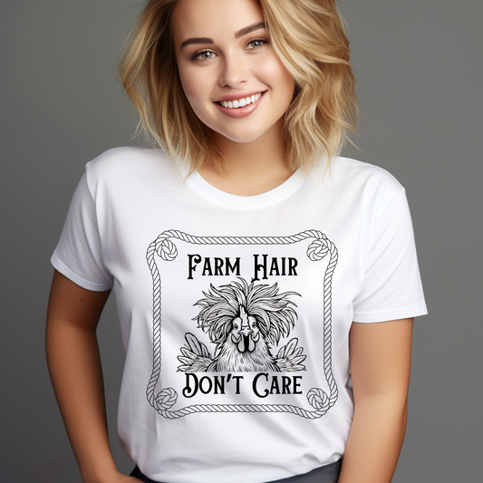 Farm Hair Don't Care-Gildan® - Heavy Cotton™ 100% Cotton T-Shirt. 5000